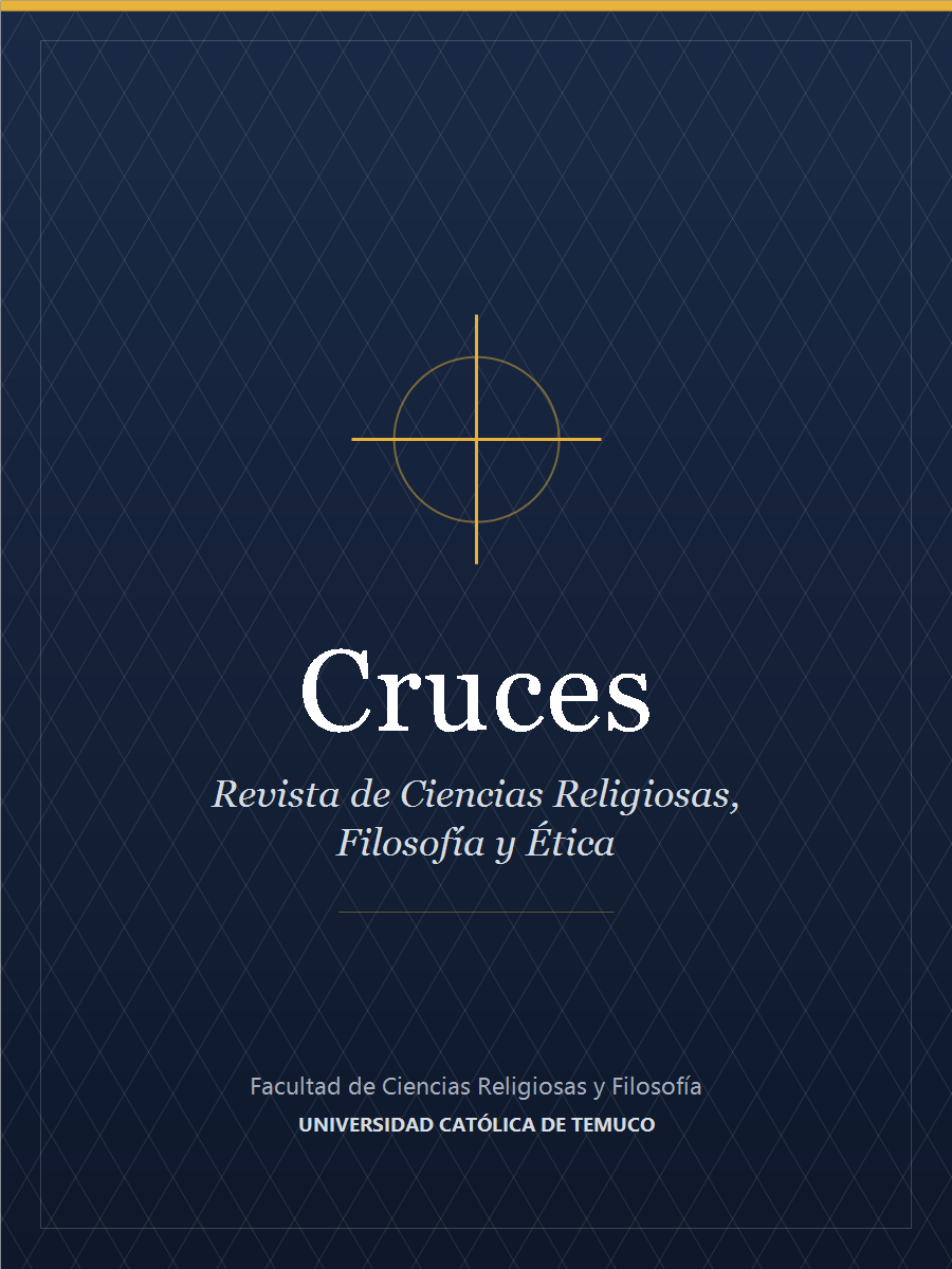 Portada de Cruces. Revista de Ciencias Religiosas, Filosofía y Ética